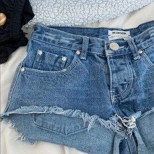 One Teaspoon Bonitas Denim Shorts
